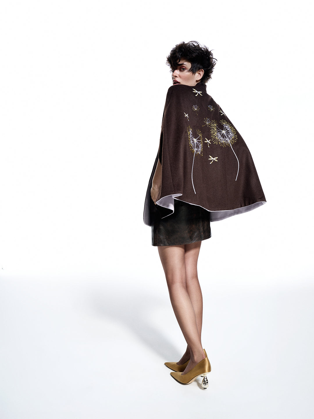 BROWN REN CAPE