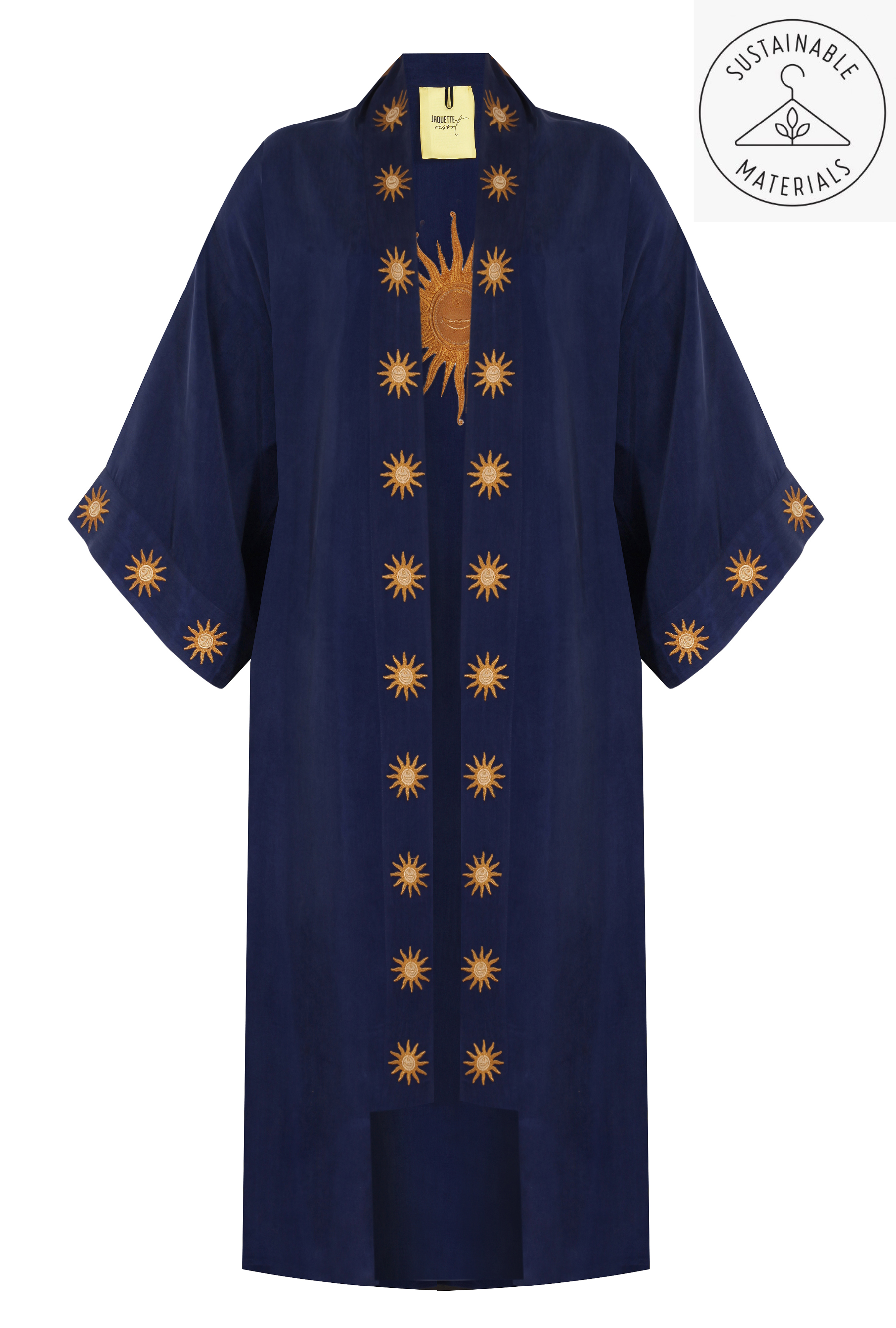 SUN DECO NAVY BLUE KIMONO