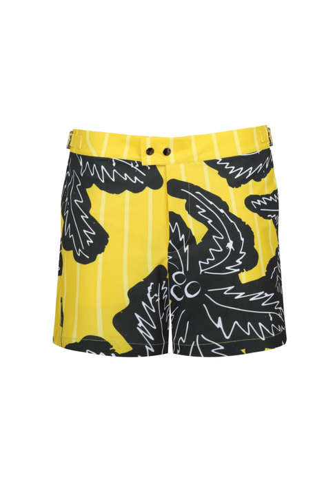 NICO YELLOW ALEC SWIM SHORT